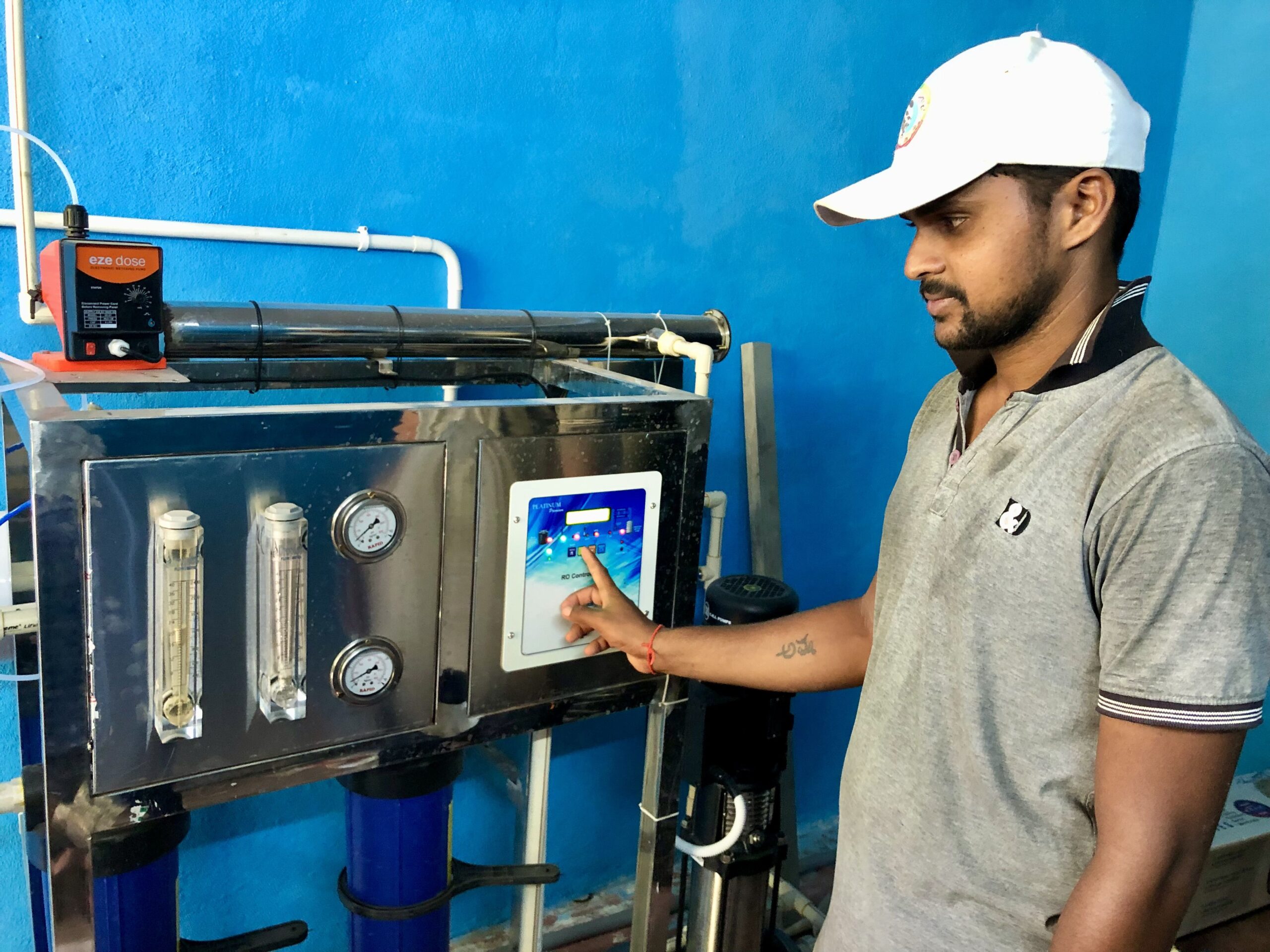 Water supply in the tribal area of Veldurthi 